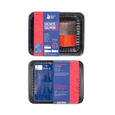 RAW SOCKEYE SALMON SKIN-ON & BONELESS FROZEN FILLETS